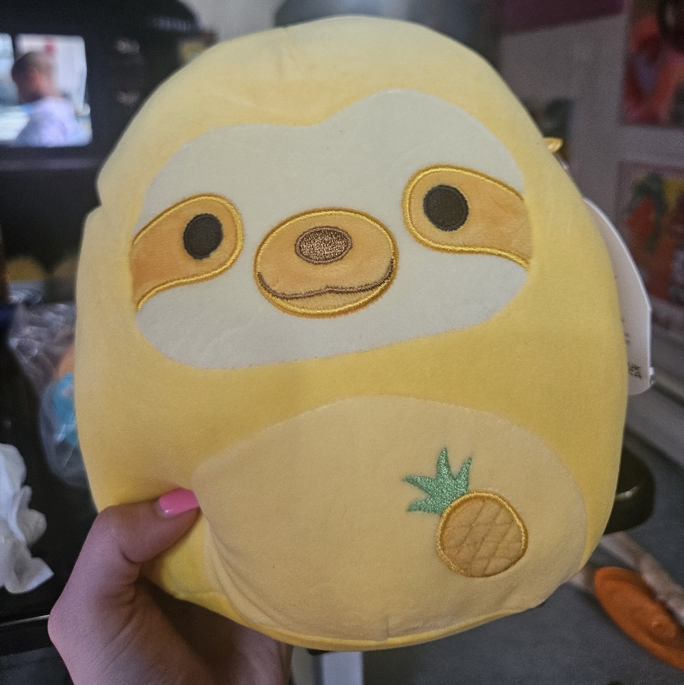 NWT Bermuda the Pineapple ๐ Sloth Select Series Squishmallow 8" - Picture 6 of 9